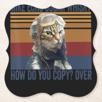 Cat Pilot Mike Echo Oscar Whisky Kostümgeschenk