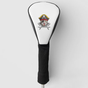 Cat Pirate Captain Men Piratenflagge Flag Skull un Golf Headcover