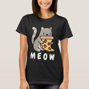 Cat Pizza Cat Eigentümer Fast Food Cats Humorer Sp T-Shirt
