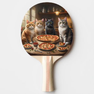 Cat Pizza Night, Tischtennis Schläger