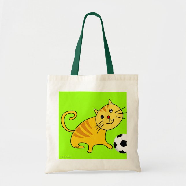Cat Play Soccer Bag Tragetasche (Vorne)