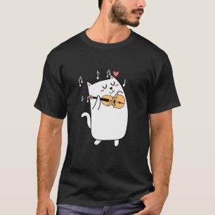 Cat Playing Violine Idea for Animal or Violinist l T-Shirt