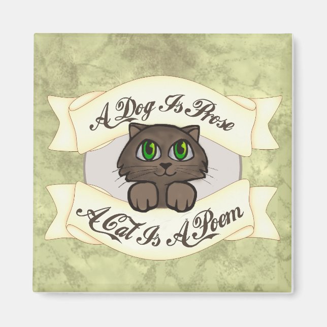 Cat Poem Magnet (Vorne)