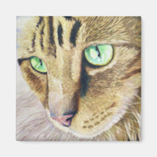 Cat Portrait Magnet