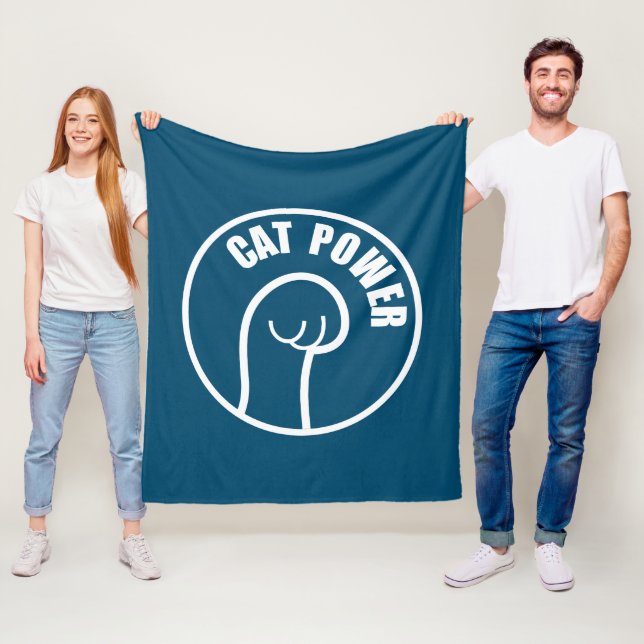 Cat Power Fleecedecke (Beispiel)