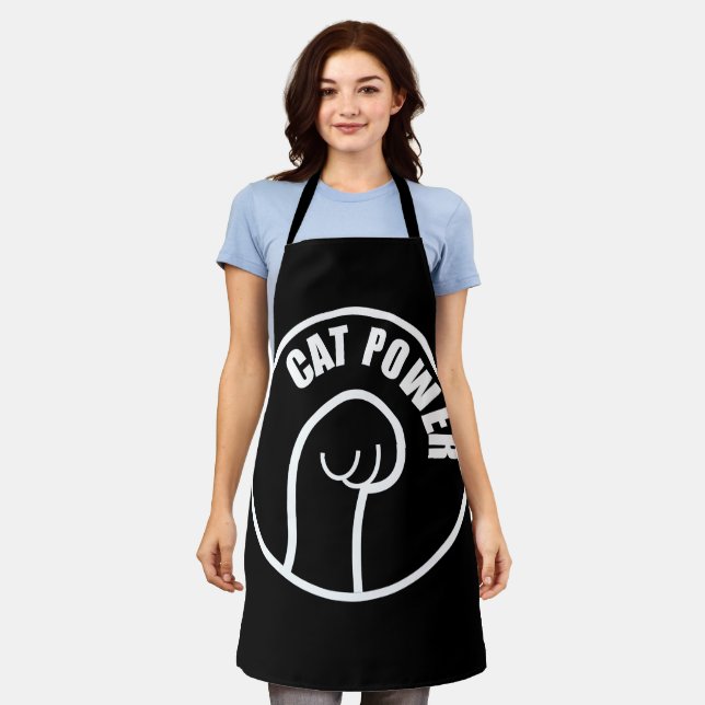 Cat Power Schürze (Getragen)