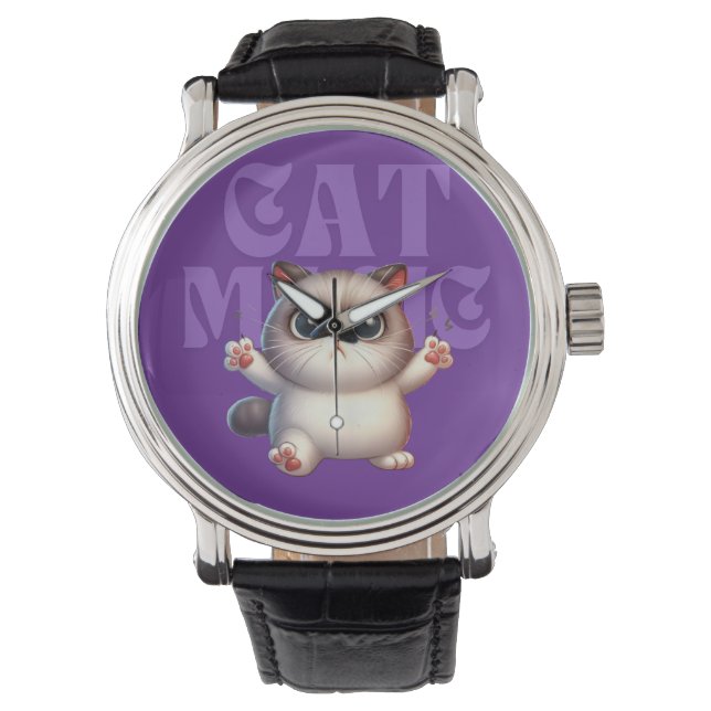 Cat Power Smart Watch Armbanduhr (Vorderseite)