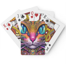 Cat Psychedelic Fantasy Character Portrait