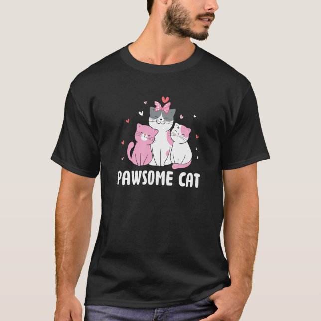 Cat Puff Phantastisch Motivierend Zitat Inspiratio T-Shirt (Vorderseite)