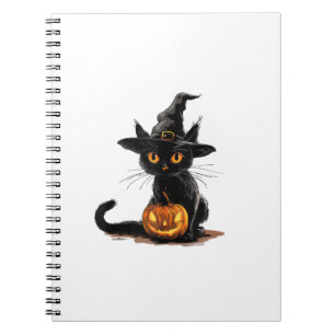 Cat Pumpkin Halloween Notizblock