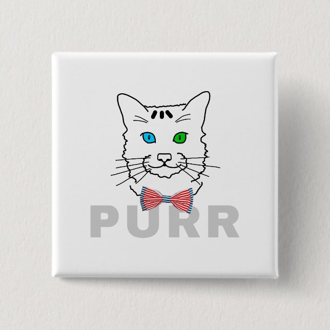 Cat Purr Button (Vorderseite)