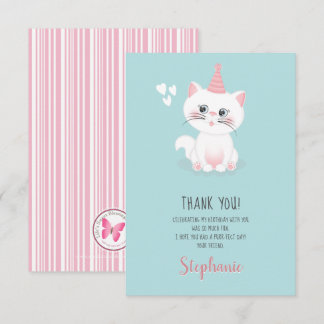 Cat Purr-fect Tag Geburtstag Vielen Dank Einladung