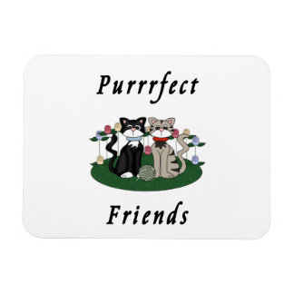 Cat Purrfect Friends Magnet