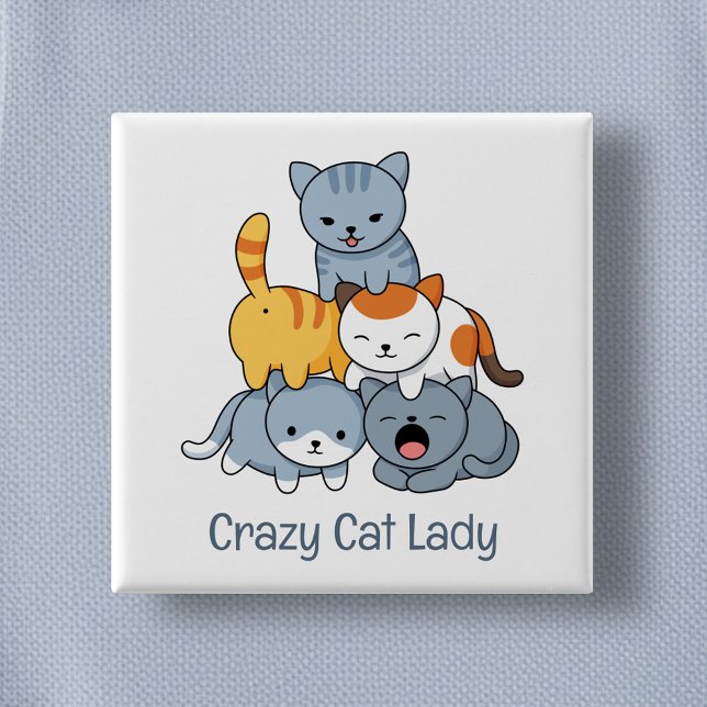 Cat Pyramid - Group of Cats Button (Von Creator hochgeladen)
