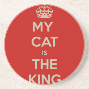Cat Qoute Sandstein Untersetzer