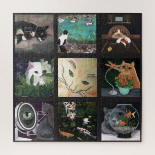 Cat Quilt Jigsaw Puzzle