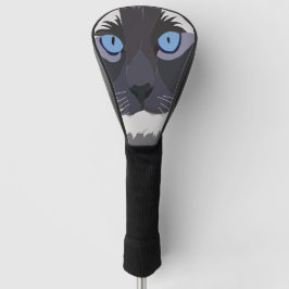 Cat Ragdoll Blue Eyes Kitty Golf Headcover