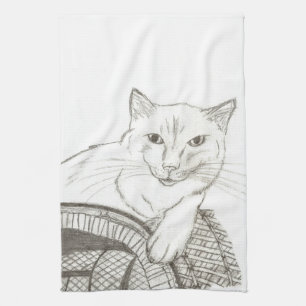 Cat Ragdoll Portrait Küchen Handtücher