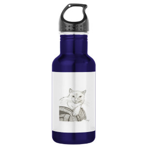 Cat Ragdoll Portrait Trinkflasche