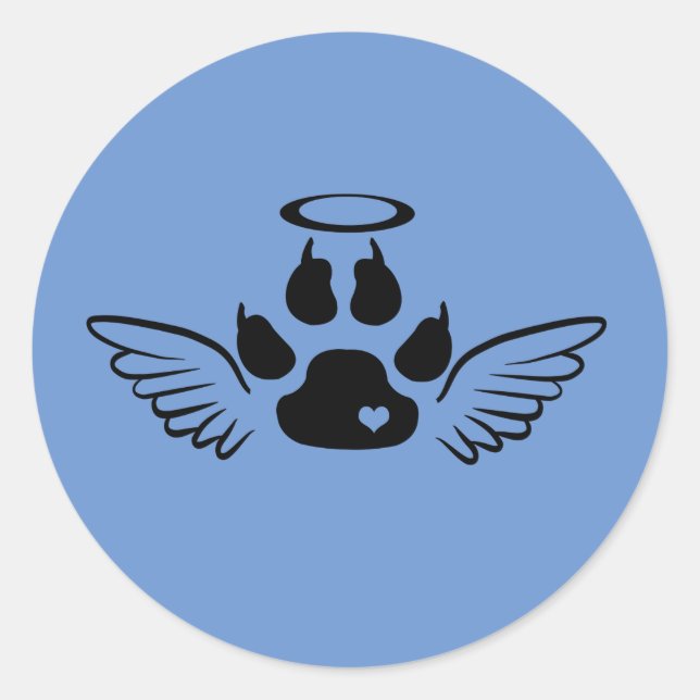 Cat Rainbow Bridge Runder Aufkleber (Vorderseite)