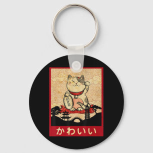Cat Ramen Bowl Anime Japanisch Noodles Kawaii Neko Schlüsselanhänger