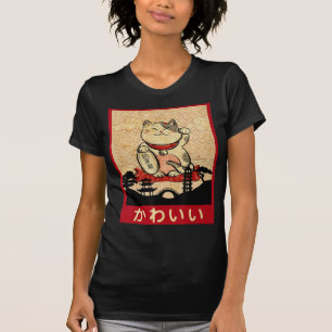 Cat Ramen Bowl Anime Japanisch Noodles Kawaii Neko T-Shirt
