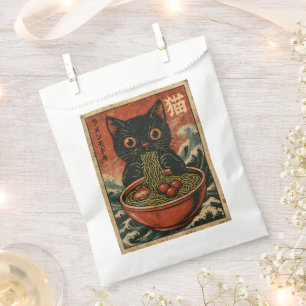 Cat Ramen Japanisch Funny Graphic Kawaii Cat Anime Geschenktütchen