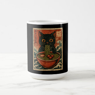 Cat Ramen Japanisch Funny Graphic Kawaii Cat Anime Kaffeetasse