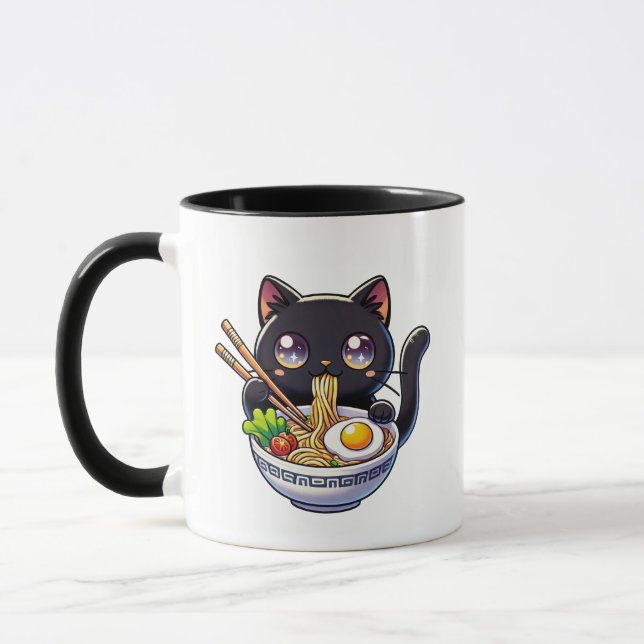 Cat Ramen Mugs (Gauche)