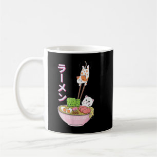 Cat Ramen Shirt Girls Women Men Japanisch Kawaii T Kaffeetasse