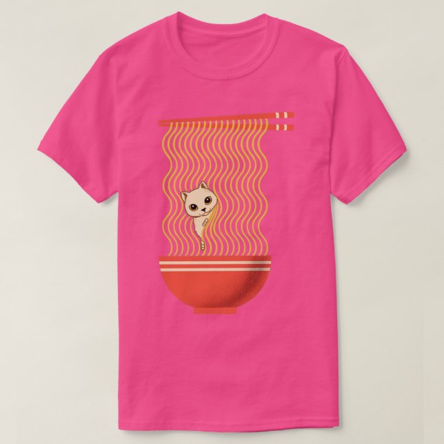 Cat Ramen T-Shirt (Design vorne)