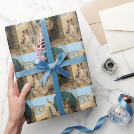 Cat Reading a Book by Louis Wain Geschenkpapier