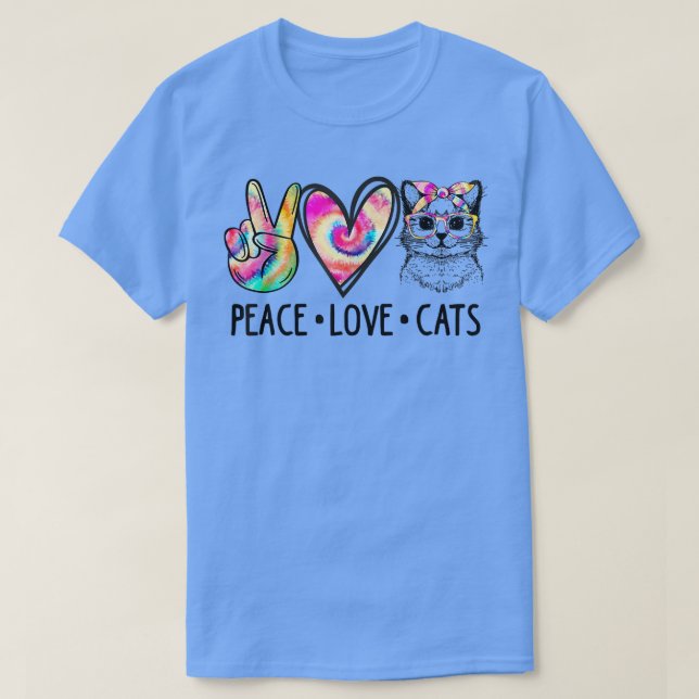 Cat Rescue Adoptiere eine Cat Cat Mama Gefärbte Kr T-Shirt (Design vorne)