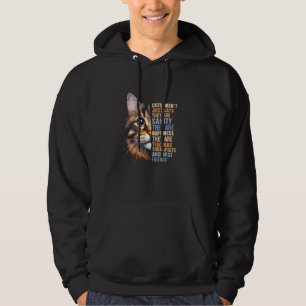 Cat Rescue Cat Lover Cat Mama Adoption Katzen sind Hoodie