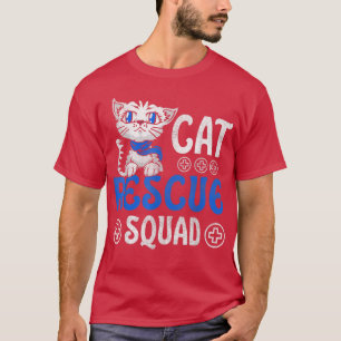 Cat Rescue Squad Katzendesign für Katzenoberfläche T-Shirt