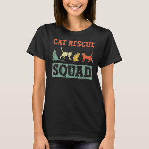 Cat Rescue Squad Tierschutzaktivistin Sie T-Shirt