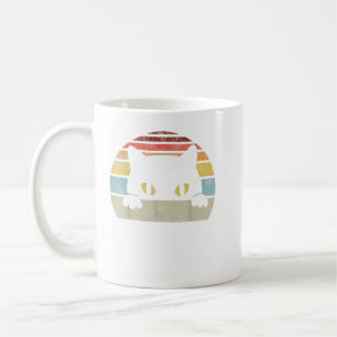 Cat Retro Style Black Kitty Cats Lover Gifts T-Shi Kaffeetasse