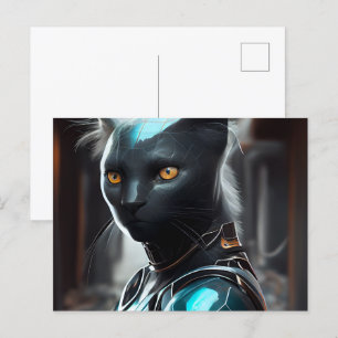 CAT-ROBOTIK-Postkarten Postkarte