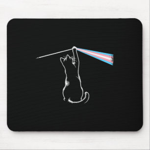 Cat Rock Music Trans Pride Lgbt Transgender Cat Lo Mousepad