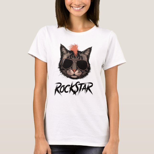 Cat Rock T-Shirt (Vorderseite)