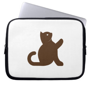 Cat sagt Hallo Laptopschutzhülle