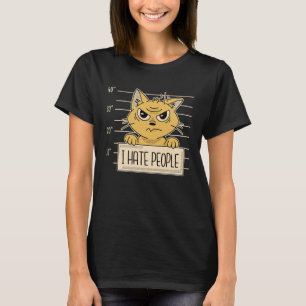 Cat Sarcasm I Hasse Menschen T-Shirt