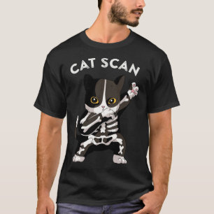 Cat Scan Ct Scan Funny Cat Röntgen Pun Meme Krass  T-Shirt