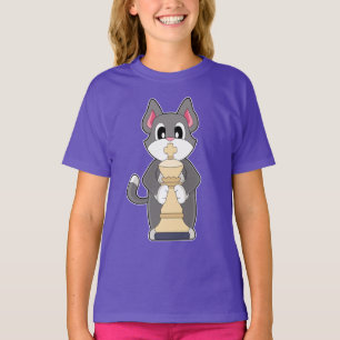 Cat Schach King Schach T-Shirt