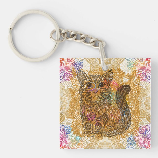 Cat Schlüsselanhänger (Vorderseite)