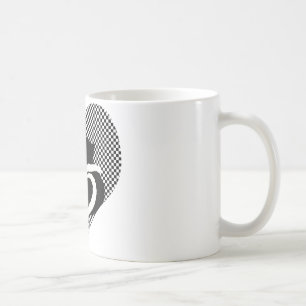 CAT-Schwanz - Liebe Schwarz-weiß Kaffeetasse