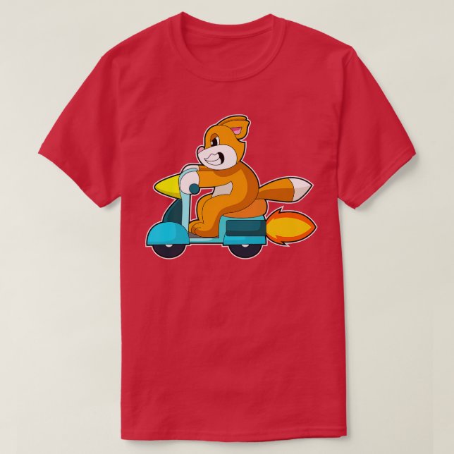 Cat Scooter T-Shirt (Design vorne)