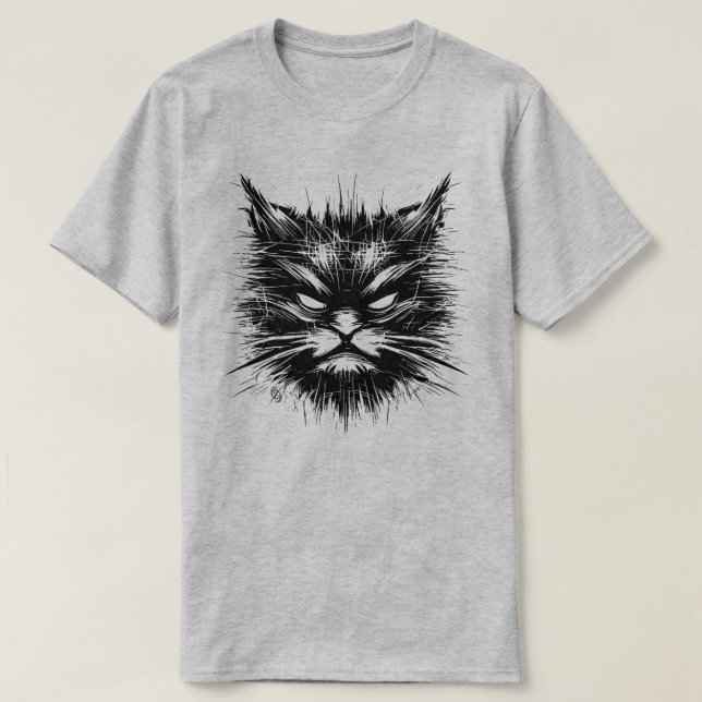 Cat Scratch T - Shirt (Design vorne)