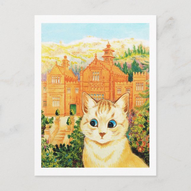 Cat & Shangri-la, Louis Wain Postkarte (Vorderseite)