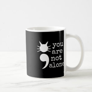 Cat Shape Semicolon Geschenke Suizidprävention Awa Kaffeetasse